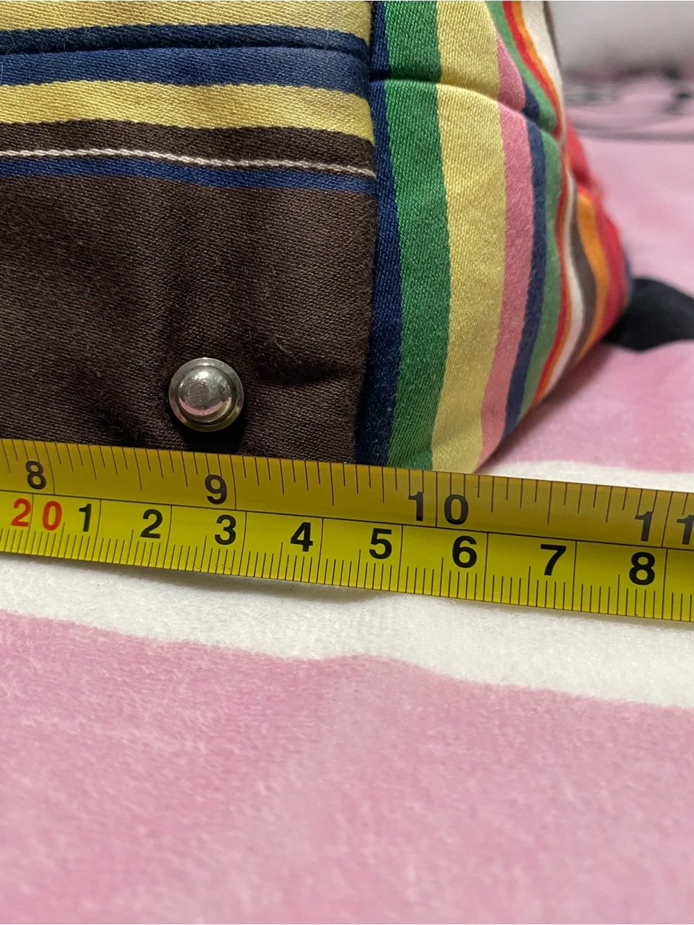 KATE SPADE NEW YORK Multicolored Striped Tote Bag